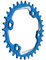 Funn Solo Plato Estrecho Ancho para Cadena de 9 10 11 12 Velocidades, Compatible con Bielas de Interfaz BCD Asimétrica de 96mm, Plato de Cadena de Velocidad Única9-12 (32 Dientes, Azul)