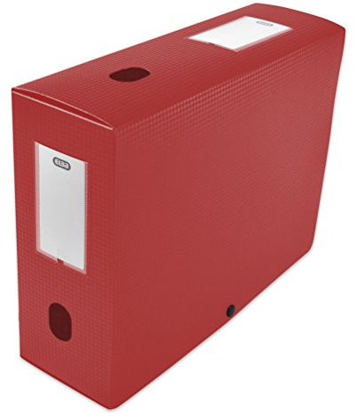 ELBA 400094577 Heftbox zu montieren Rücken 100 mm Polypropylen blickdicht 24 x 32 cm rot