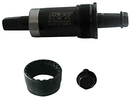 MV-TEK Movimento Centrale Perno Quadro Italia Misura 118mm (Movimenti Centrali con Perno)