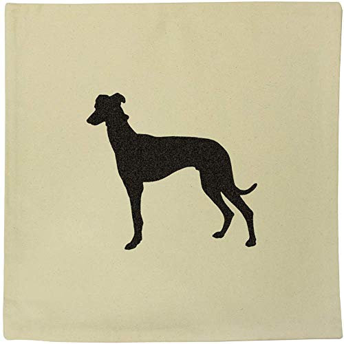 40cm 'Windhund-Silhouette' Kissen Abdeckung (CV00016091)