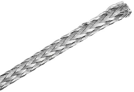 sourcing map Gaine extensible en acier inoxydable 304 de 2,5 m - 0,3 cm