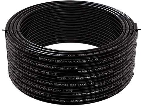 NYY-J Outdoor Cable – Unarmoured UV Resistant - Hi-Tuff (20 Metres, 3 Core 1.5 mm)