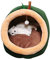 Mengyu Katzenhöhle Katzen Haus Katzenbett mit Weichem Flauschigem Innerkissen - Katzenzelt Katzenkorb für Welpen und Katzen (Stil#2, M)
