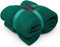 FAIRWAYUK Waffle Honeycomb Throw Fleece Blankets, 100% Polyester Warm Faux Fur Throws Over Sofa Bed Settee Soft Blanket, Extra Large (Green, Double Size 150x200cm)