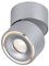 Paulmann 93375 LED Einbauleuchte Deckenleuchte Spircle 78mm incl. 1x8,0 W Warmweiß Chrom matt Aufbauleuchte Aluminium Deckenleuchte 3000 K
