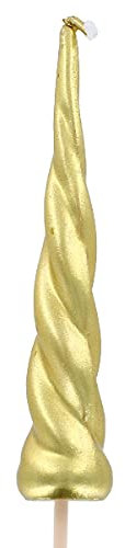 Culpitt Geburtstagskerze Einhorn Horn Gold