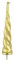 Culpitt Geburtstagskerze Einhorn Horn Gold