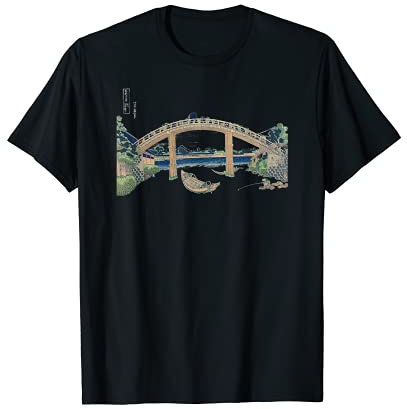 Art célèbre : Under Mannen Bridge 36 vues Mt Fuji Peinture #4 T-Shirt