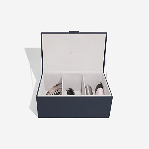 Stackers Navy & Gold Medium Storage Box