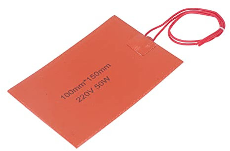 Silikon-Heizung, Schnelles Aufheizen, Isolierendes Silikon-Fassband-Heizkissen für Industrieanlagen, 220 V, 50 W