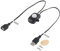 USB-Bewegungssensor, 2A DC 5‑24V PIR Infrarot-Bewegungsmelder 5V Stecker Schalter LED-Streifen USB-Schnittstelle Weißer Schalter -Infrarotsensor Detektor Automatisch (Schwarz)