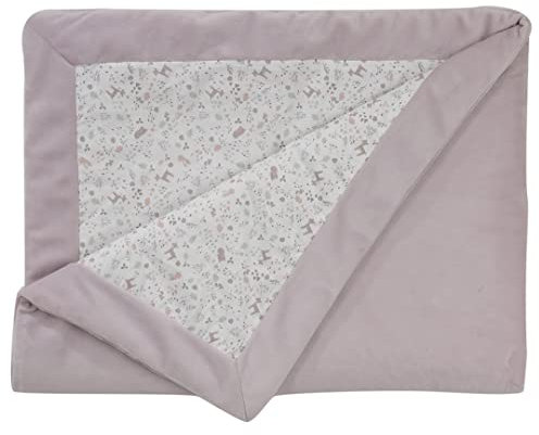 DOMIVA - Couverture Double Face 75x100 cm Lilas