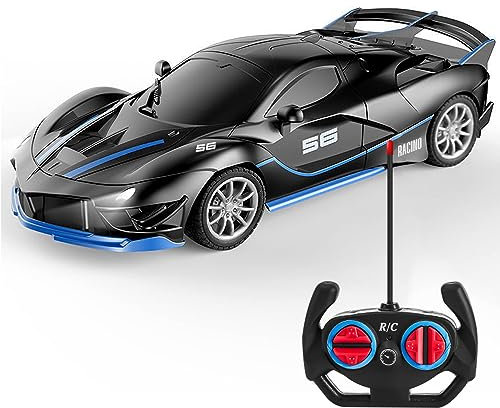 DAJASD Coche teledirigido para niños, Rennauto Ferngesteuert con Mando, Juguete de Coche RC de Alta Velocidad, Coche RC para niños con Mando a Distancia, Coche teledirigido para niños Navidad