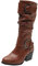 Stivali Alti Fucsia Stivali Alti Donna Tacco Stivali Estivi Donna Traforati Morbidi Bianchi Stivali Gomma Cowboy Western Scarpe da Ciabatte Donna Gomma Sandali Donna Bassi Marrone-3 38