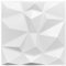 15 Stück 3D Wandpaneele,30x30cm PVC Wandpaneele Wandverkleidung Paneele Wanddekoration für Wohnzimmer, Schlafzimmer, Büro (Weiß)