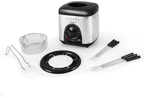 Friteuse électrique 2en1 Avec Service à Fondue Little Fry Kitchencook - Reconditionné