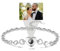 AVINVAN 925 Sterling Silber Personalisiertes Armband für Frauen - Foto Armband mit Benutzerdefinierte Gravur - Beste Freundin Geschenk Erinnerung Armband, One Size, Sterling-Silber, Zirkonia