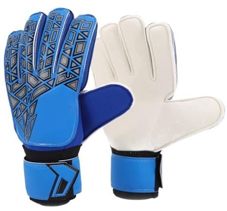 Torwarthandschuhe für Kinder Fußball, Fußball-Torwarthandschuhe, Fußball-Torwarthandschuhe, Fingerschutz | Fußballhandschuhe aus Latex, Fußballhandschuhe für