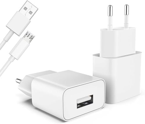 Caricatore Cavo USB Micro, Caricabatterie Carica Rapida per Samsung Galaxy S4 S7 S6 A6 edge S4 J6 J5 J3 J8 J7 Note5 Note4 Note4 Note2 Tab S Xiaomi Redmi 9A 10A Huawei, LG, Adattatore universale