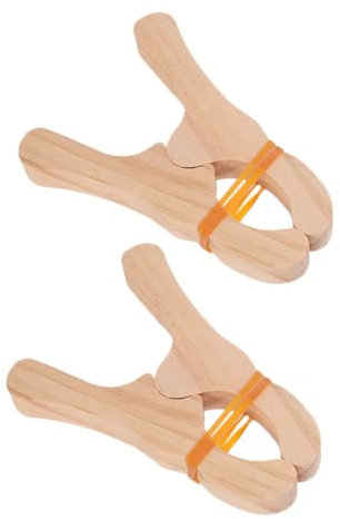 Generic 2pcs Game Wooden Clamp Towel Clips Outdoor Curtains Wooden Clips Play Fort s Clothes s for Blanket Fort s Building Pin Food Bag s