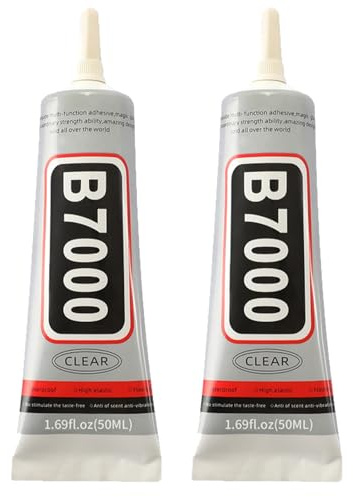 Colla per Gioielli,Decorativa per Pietra,Multiuso Gioielli per Incollare Colla Artigianale e Fai-da-te 50ml*2pc