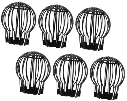 Homoyoyo 6piezas Filtro Plástico Rejilla Desague Fregadero Protector Canalones Prevención Protección Desagües