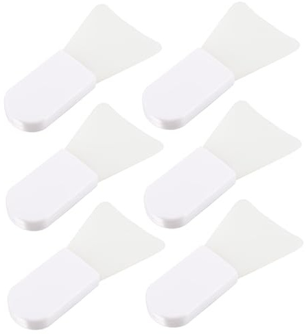 FOMIYES Lot De 6 Applicateurs De Masques Visage En Silicone Petit Format Brosse Masque Douce Et Souple Pour Soins Du Visage Quotidiens Outil De Boue Adapté Femmes Et Hommes
