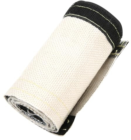 Msiud Guaina Termica per Cavi Fibra di Vetro 600x106mm Chiusura Automatica | Resistente Fino a 260 Gradi Protegge Cavi da Calore e Urti Ideale per TV PC Auto Casa Ufficio Tessuto in Fibra di Vetro