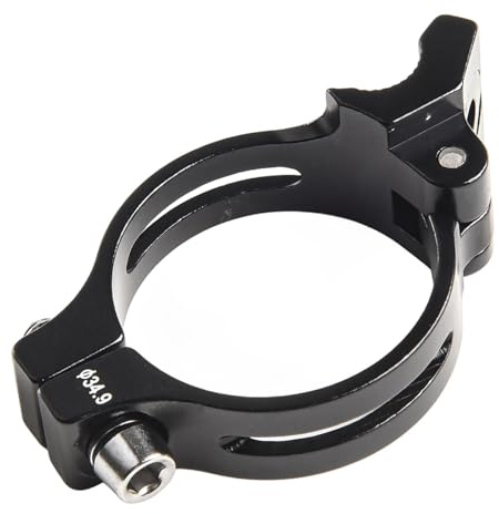 Violiica Für Fahrrad-Umwerfer-Klemmen-Adapter, 31,8 mm/34,9 mm, verstellbare Aluminiumlegierung für direkte Montage auf Brazeon-Umrüstung, Straße und Mountainbike für Fahrrad