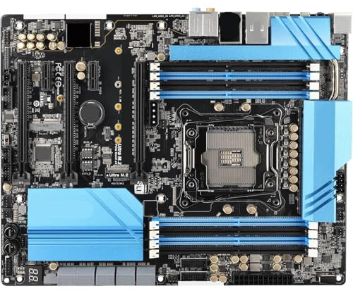Carte mère LGA 2011-V3 DDR4 128 Go Compatible processeurs E5-2670 v3 i7-6900K E5-2630 v4 E-ATX