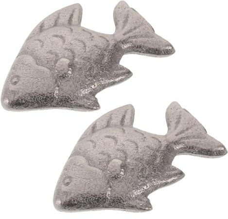 VINTORKY 2pcs Iron Fish for Iron Deficiency - Fish Shape Cooking Tool Safe Supplement - Enrich Food with Essential Element for Women Pregnancy Vegan Kitchen Utensil
