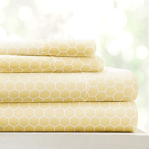 Linen Market Bettwäsche-Set für Doppelbett, 4-teilig, atmungsaktiv, kühlende Bettlaken für Doppelbett, Tiefe Taschen- und knitterfreie Laken, passend für 40,6 cm Matratze, extra weich