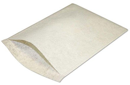 Gant de toilette jetable 22,5 cm x 15 cm Aiguilleté blanc Viscose Polyester/carton de 750