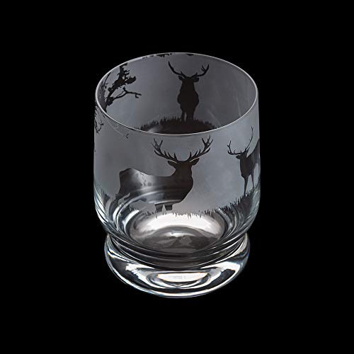 Dartington Crystal TU3407/5/STAG Aspect Tumbler Stag, 100 mm (H) 35 CL