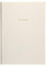 Eccolo World Traveler Style Tagebuch, 15,2 x 20,3 cm Medium weißes Saffiano