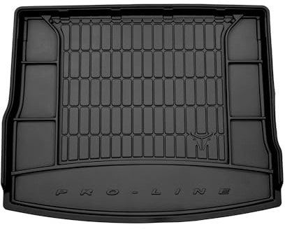 OMAC Premium Bandeja Maletero Alfombrilla Compatible con VW Tiguan 2016-2024 Negro TPE