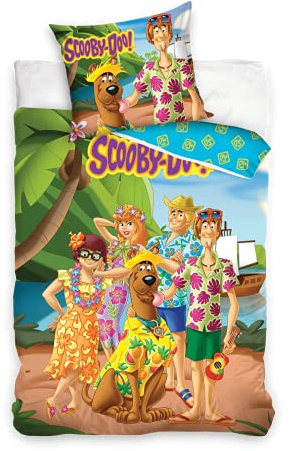 Baumwolle Bettwäsche 160x200 +70x80 cm Scooby DOO Film Sommer