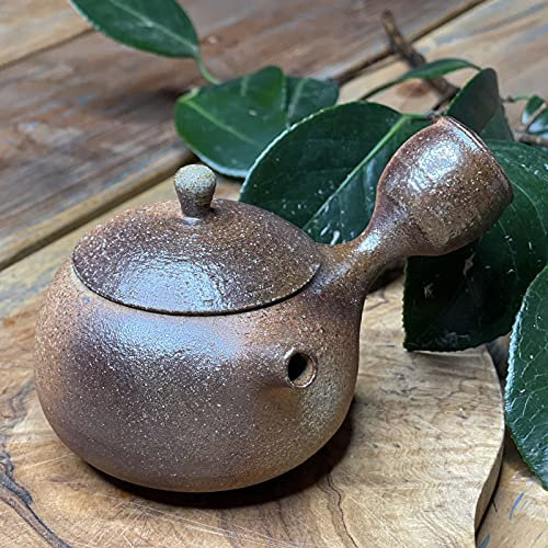 Théière Kyusu en céramique • Filtre intégré • Capacité 150 ml • Fabriquée à la main • Tea Soul