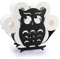 IGNPION Support de Rouleau de Papier Toilette Porte-Papier en métal Stockage de Papier en Forme de Hibou pour Salle de Bain (Noir)