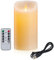 LED Velas, 12.5cm Velas LED Recargables con Cable de Carga USB, Velas LED Cera Real 3D Efecto Llama, LED Velas de Cera con Mando a Distancia y Temporizador para Decoración, Bodas, Navidad--Marfil