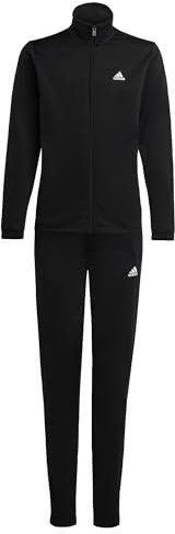adidas Unisex Kinder Essentials Big Logo Track Suit, Black/White, 15-16 Years