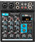 Depusheng G4 4-Kanal-Audio-Mixer, tragbare Mini-Sound-Mixer-Konsole mit USB, tragbares digitales Sound-Interface für USB PC-Aufnahme/DJ-Bühne