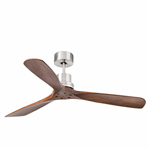 FARO Ventilatore da soffitto in nichel opaco Ø 132 cm, modello LANTAU DC