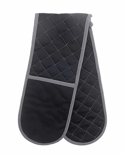 Double Oven Gloves Heat Resistant Cotton Kitchen Padded Mitts for Home Cooking Baking (Design 10)