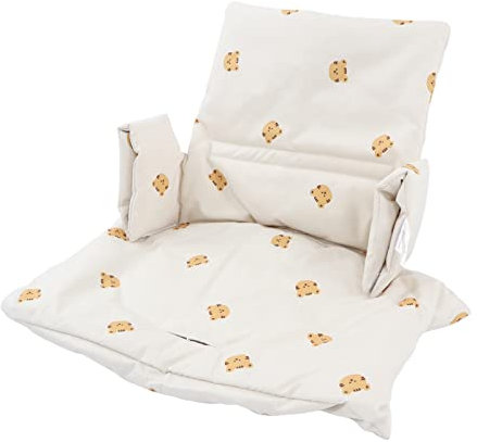 Hochstuhlkissen, Einfach Anzubringen, Vollständig Abwischbar, Sitzpolster für Hochstuhl, Damit das Baby Beim Essen Bequem Sitzt, Hochstuhl-Stützkissen mit Cartoon-Muster für (Tippe A)