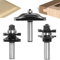Sinoprotools 3PCS Router Bit Set 1/2 Inch Shank, Ogee Rail and Stile Router Bits, Raised Panel Cabinet Door Making Router Bits, Cemented Carbide Router Bits, for Woodworking, Door&Window