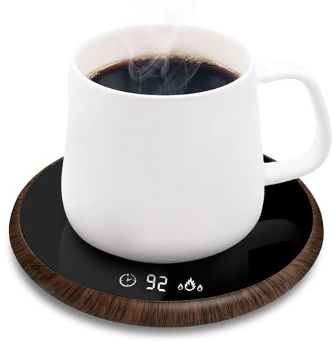 Coffee Cup Heater, Electric Intelligent Drink Cup Warmer with Touch Tech & LED Backlight, Coffee Mug, Milk Cup Warmer with Two Temperature Settings