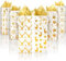 LATERN 12 Pezzi Borse per Bottiglie di Vino Di Natale, 12CM x 10CM x 35CM Borse per Bottiglie di Vino in Lamina D'oro con Carta Velina, Targhette e Maniglia per Natale Regalo Avvolgimento (6 Stili)