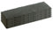 Acan Tradineur - Pack de 6 Platos de Pizarra Rectangular, Bandeja para hosteleria, Servicio y degustación, Canto rústico, Tabla de Piedra Natural para Servir Aperitivos - 30 x 10 cm