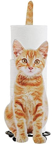 Toilet Paper Holders Cat Shape Tissue Dispenser Bathroom Toilet Roll Orgainzer Bathroom Tissue Yellow